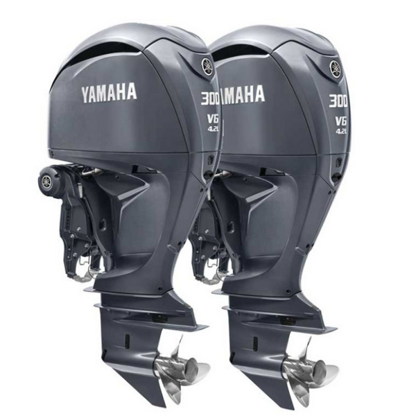 Twin Yamaha 300hp DEC Outboards | F300UCB & LF300UCB